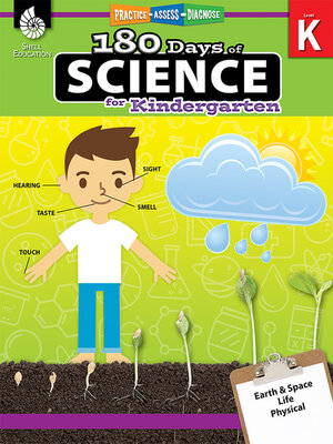 cover image of 180 Days of Science for Kindergarten